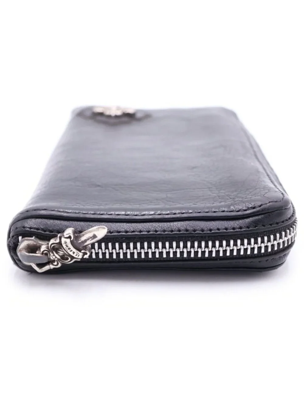 Chrome Hearts Rec Zip Filigree Plus Round Zip Wallet